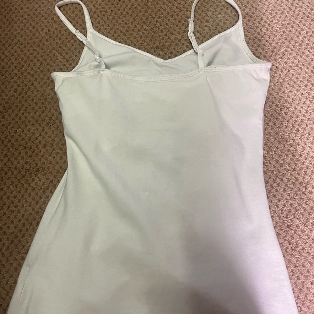 Express White Ruched Tank Top - Picture 4 of 4